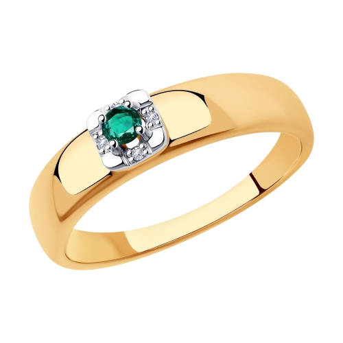 Кольцо с бриллиантом SOKOLOV 3010571