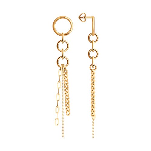 Серьги пуссеты из золота SOKOLOV 51-122-02944-1