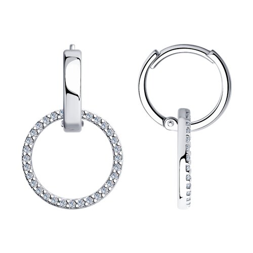 Серьги из серебра SOKOLOV 94025851