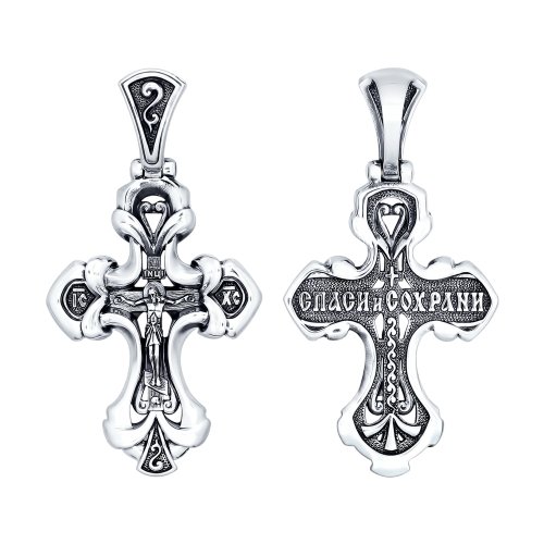 Подвеска крест из серебра SOKOLOV 95120065