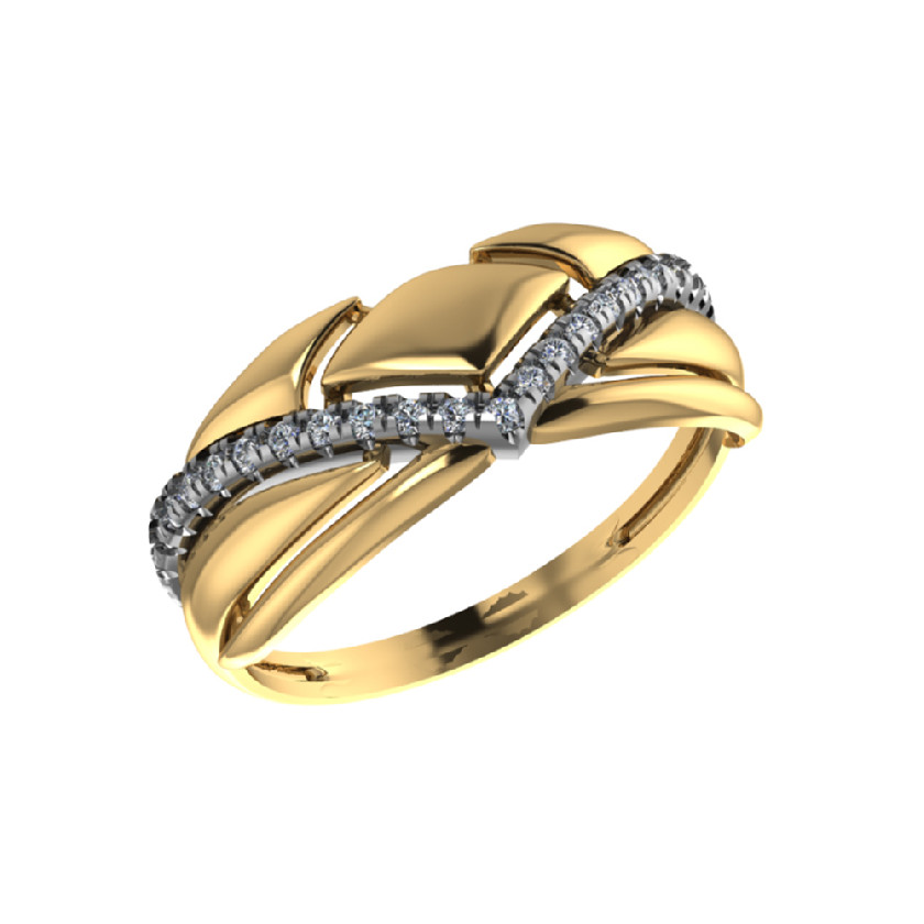 Кольцо из золота САНИС 01-117304