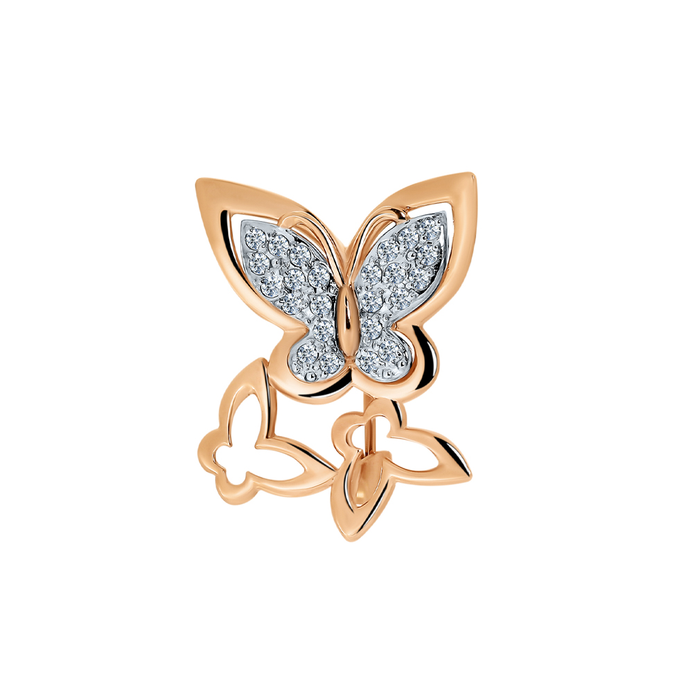 Брошь из золота MAGIC STONES 007-0028-0001-011