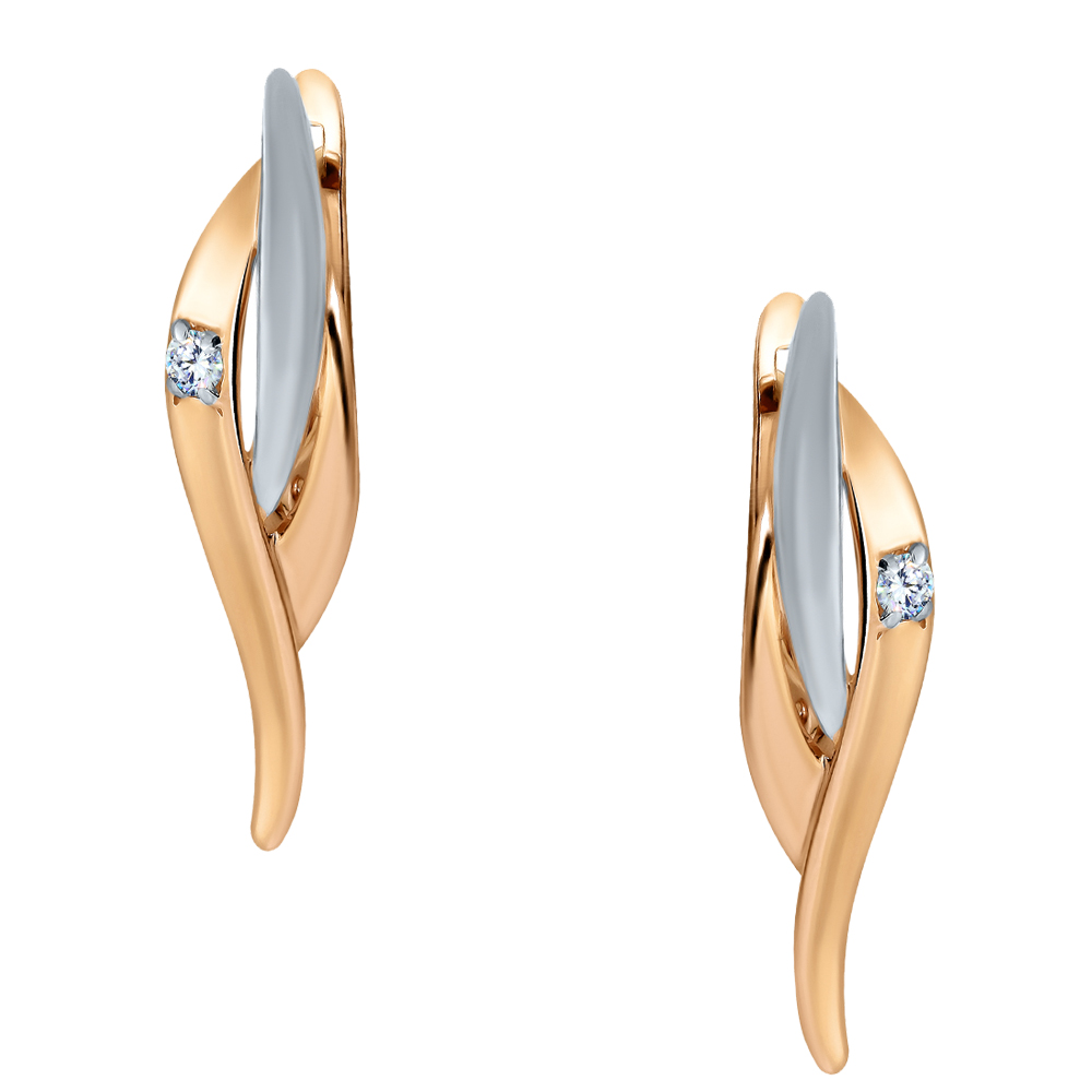 Серьги из золота DEL'TA 1200822