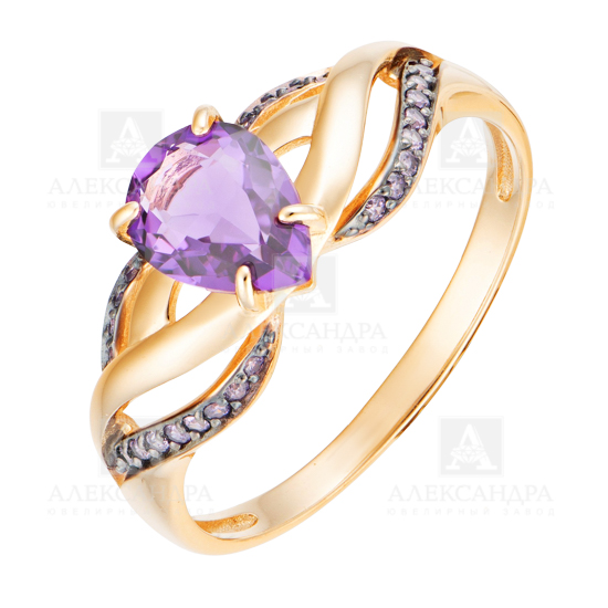 Кольцо из золота кл3915-3-01