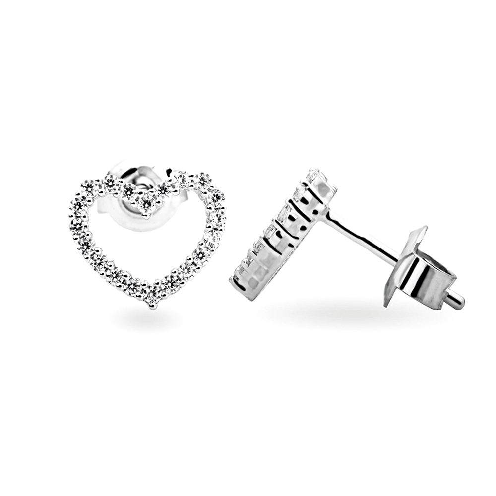 Серьги пуссеты из серебра ФЗ11710Ф