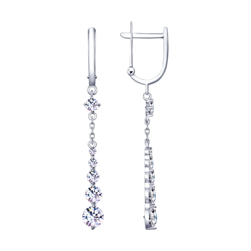 Серьги из серебра SOKOLOV 94020517