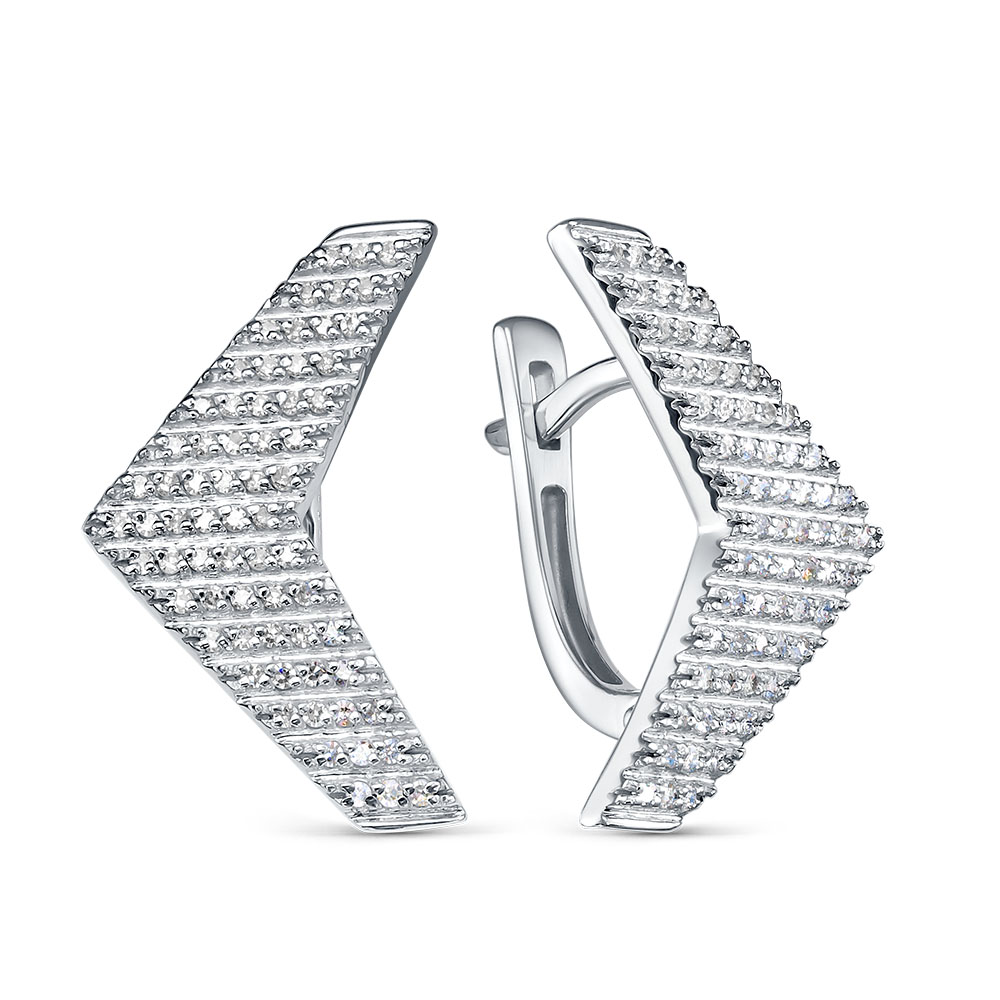 Серьги с бриллиантом 5-7092-103-2Б