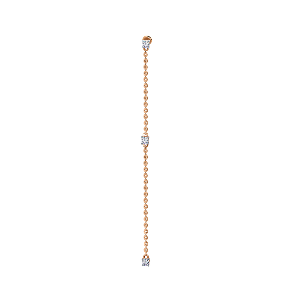 Серьга из золота САНИС 01-218556