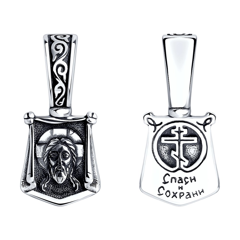 Подвеска икона из серебра SOKOLOV 95-130-00944-1