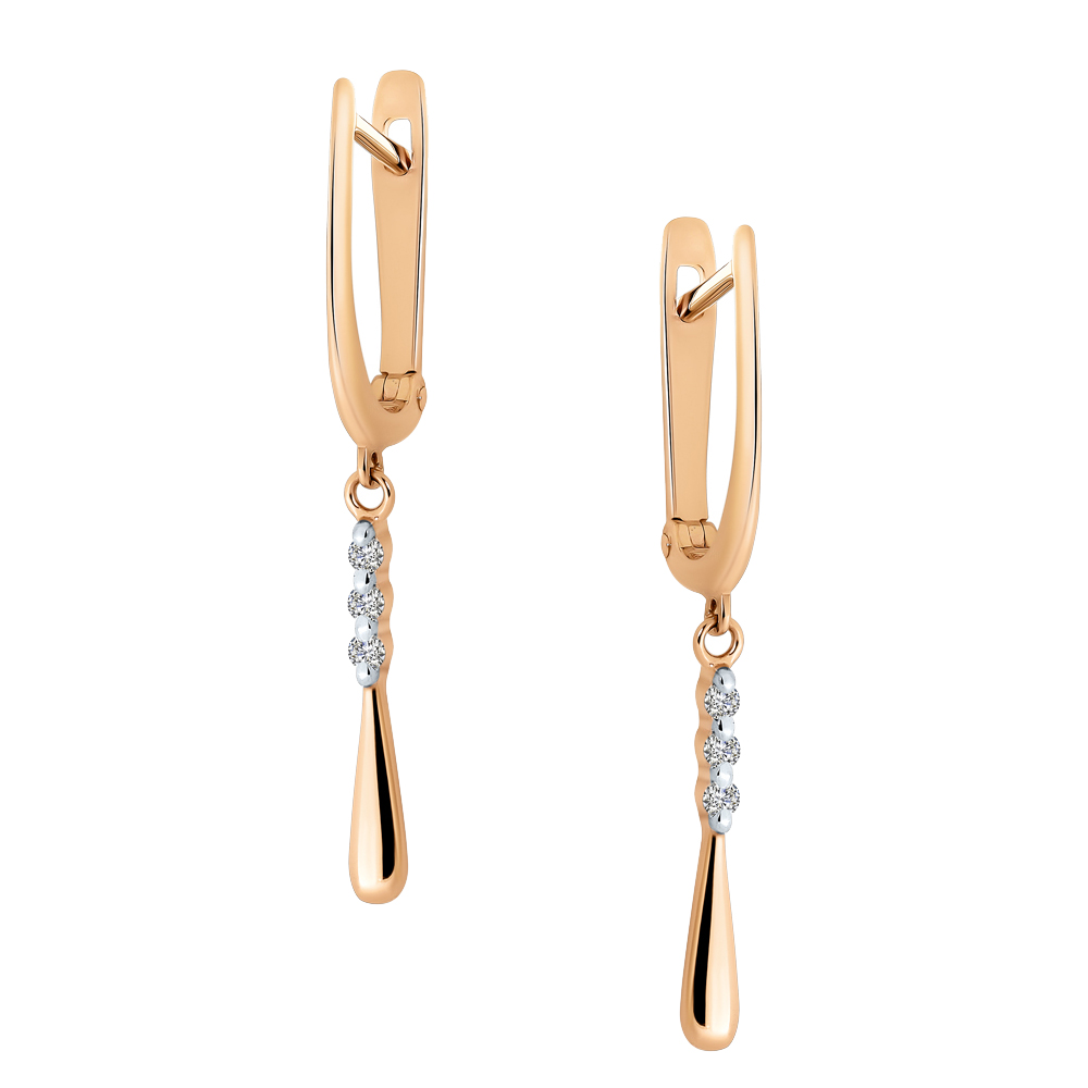 Серьги с бриллиантом АРИНА 1046612-11240