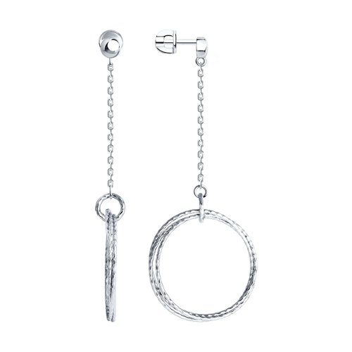 Серьги из серебра SOKOLOV 94024446