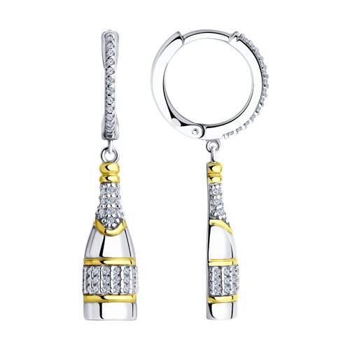 Серьги из серебра SOKOLOV 94026501