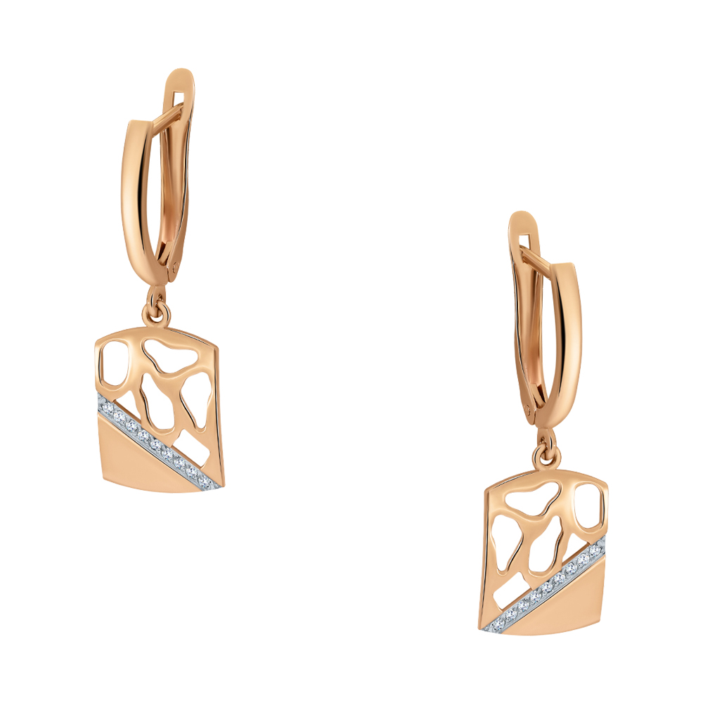 Серьги из золота RUSGOLDART 2587007 1 1 1