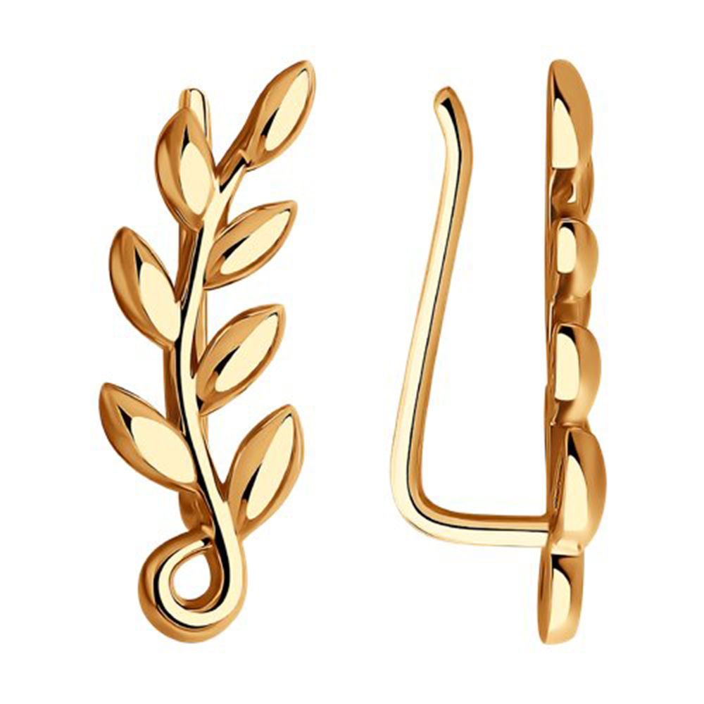 Серьги клаймберы из золота SOKOLOV 0200121