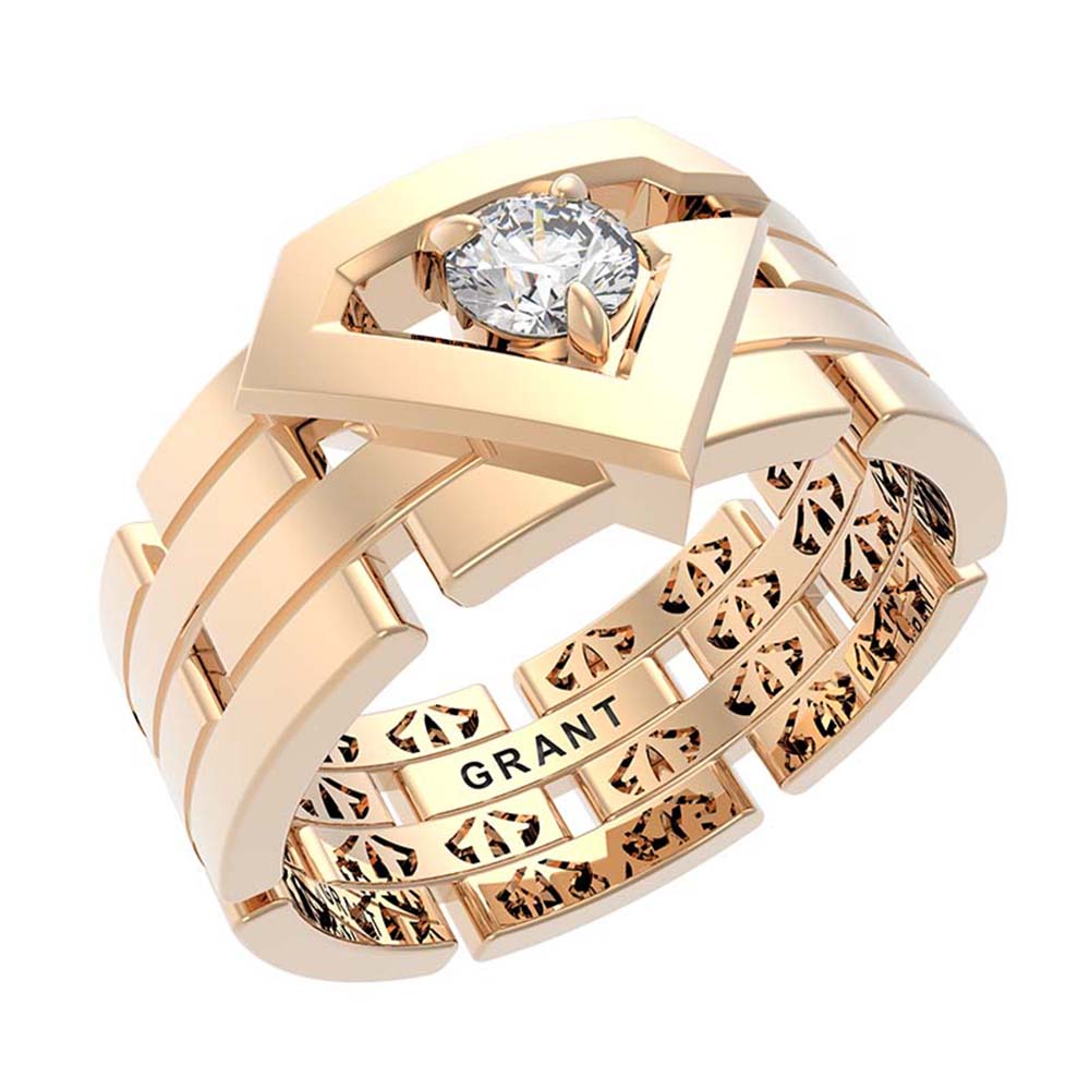 Кольцо с бриллиантом Grant Jewelry 0101669