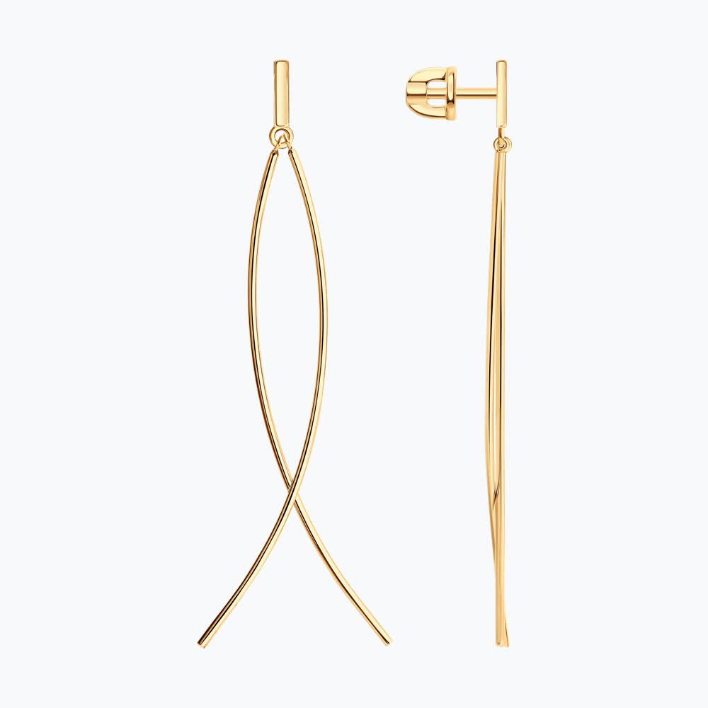 Серьги пуссеты из золота SOKOLOV 0200937