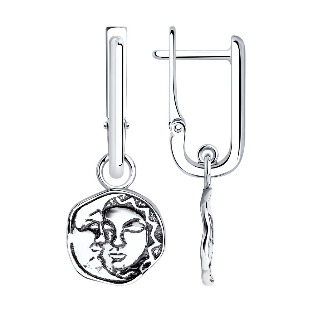 Серьги из серебра SOKOLOV 95-121-01228-1