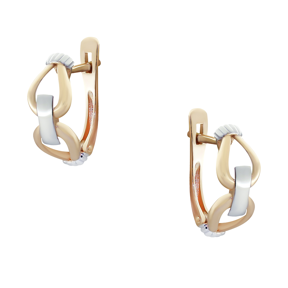 Серьги из золота CORONA с4651