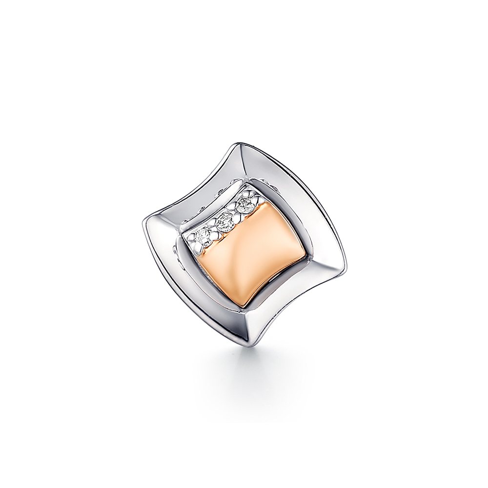 Подвеска из серебра АЛЬКОР 03-1368/000Б-00