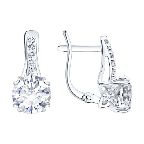 Серьги из серебра SOKOLOV 94-120-00035-1