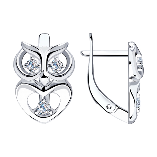 Серьги из серебра SOKOLOV 94023695