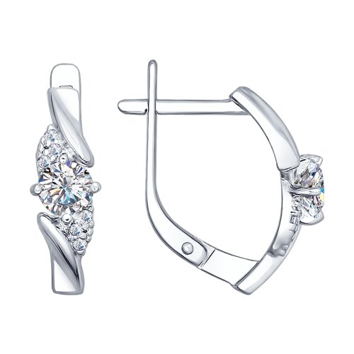 Серьги из серебра SOKOLOV 94022384