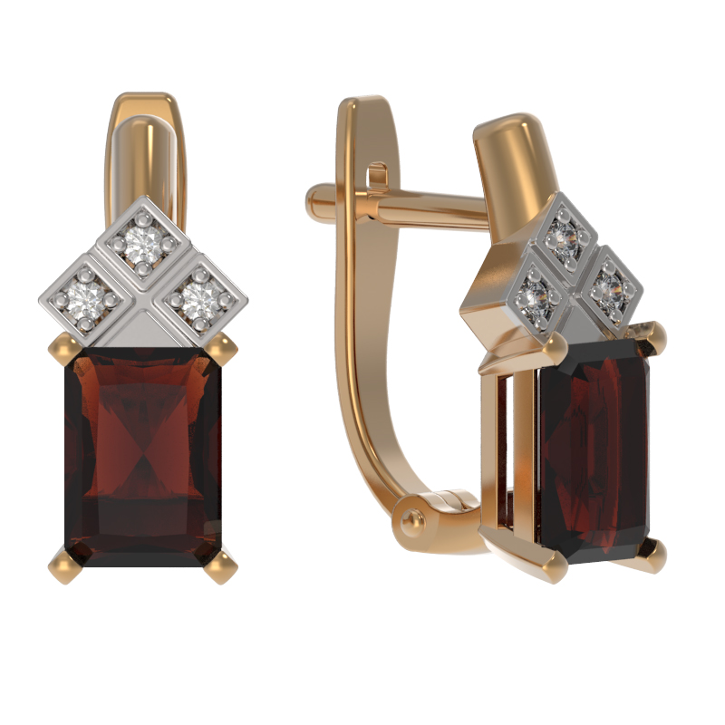 Серьги из золота АРИНА 1037542-11130-G