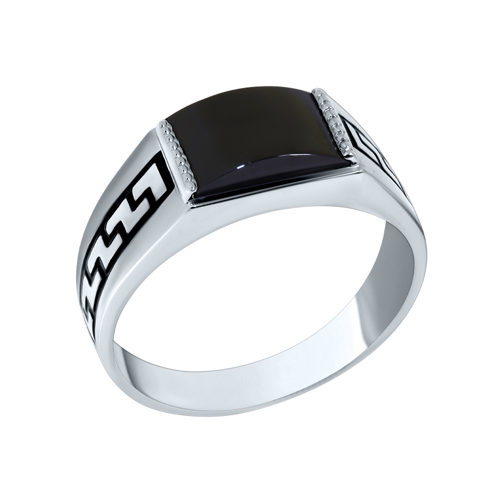 Кольцо мужское из серебра Ив.Ю.Ко. 3302765дрэ