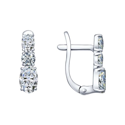 Серьги из серебра SOKOLOV 94021705