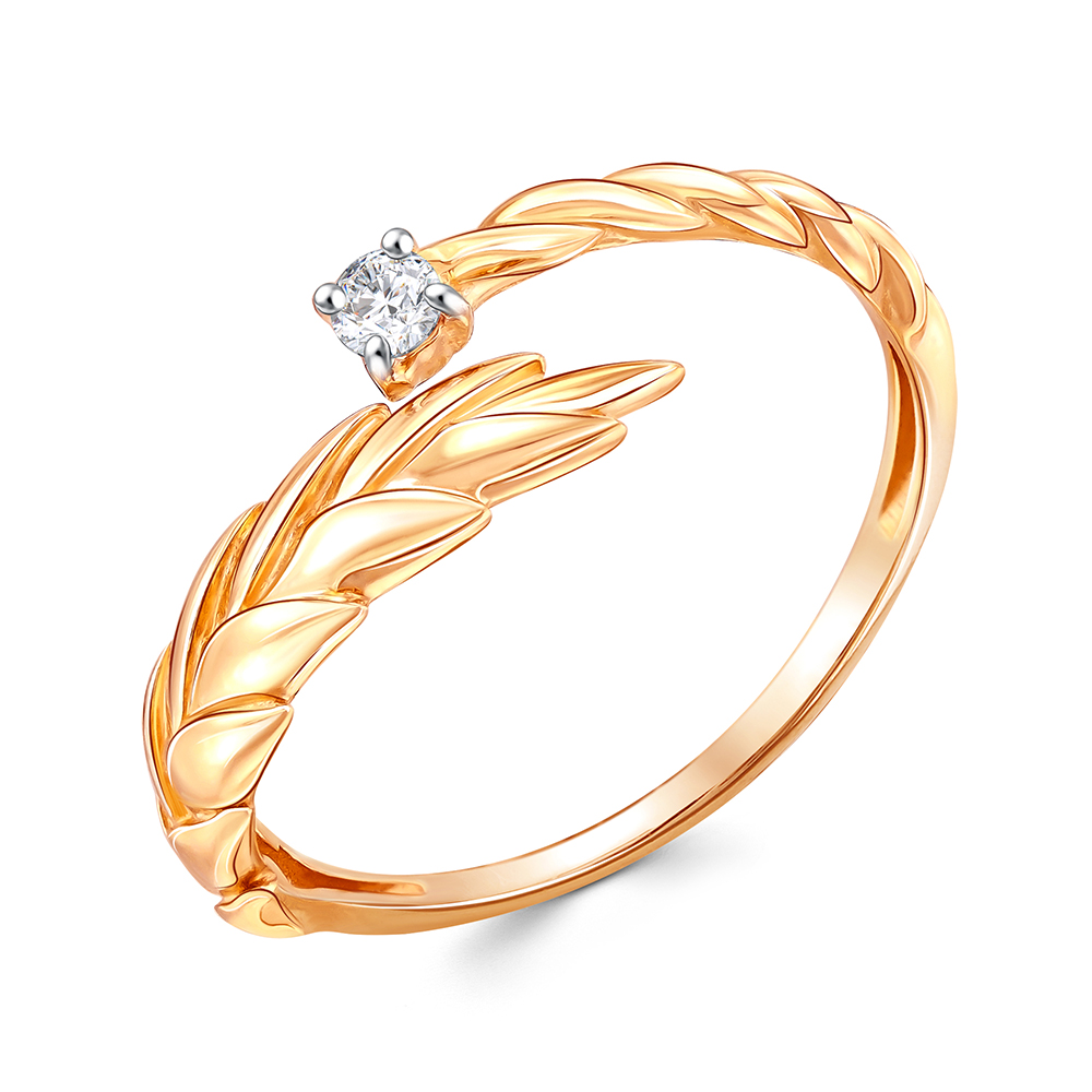 Кольцо из золота ZOLOTYE UZORY 04-51-0633-00