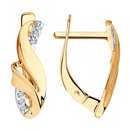 Серьги из золота SOKOLOV 028219