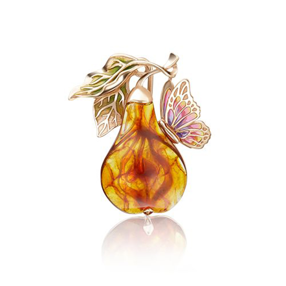 Брошь из золота Платина 04-0183-00-271-1110-46 №1