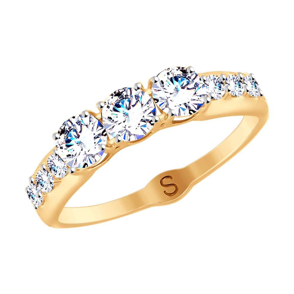 Кольцо из золота SOKOLOV 019161