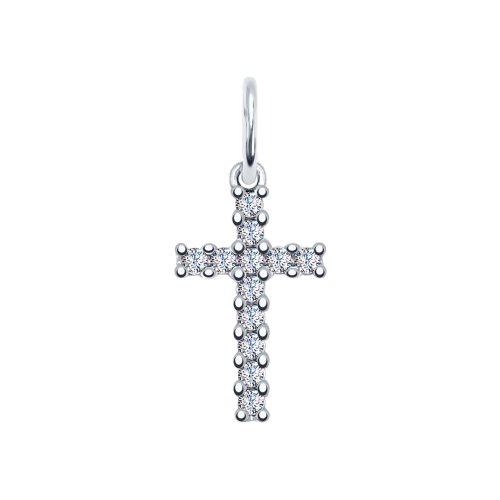 Подвеска крест из серебра SOKOLOV 94031829