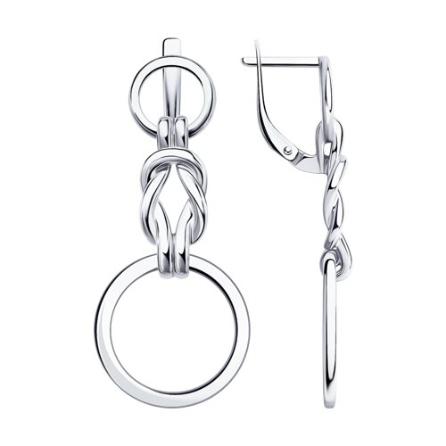Серьги из серебра SOKOLOV 94024394