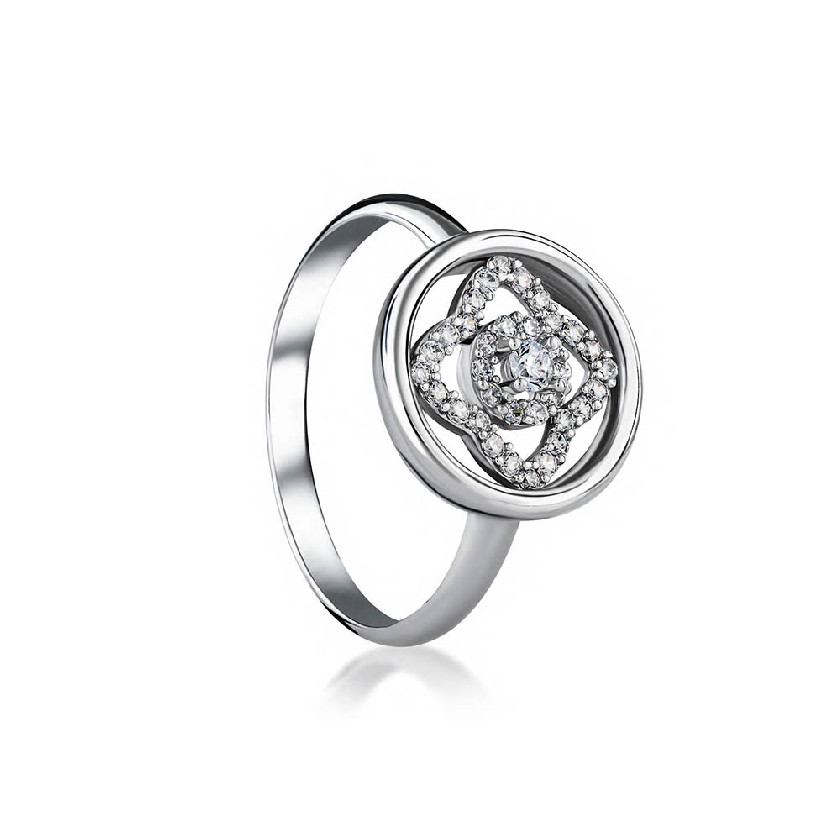 Кольцо из серебра Jeda 2681.1