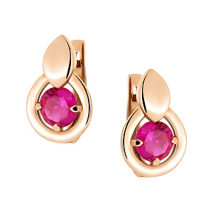 Серьги из золота ELEGANT GOLD 20468-1