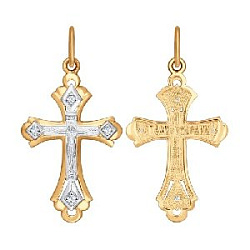 Подвеска крест из золота SOKOLOV 121393