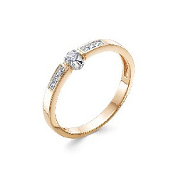 Кольцо с бриллиантом ЛЕТО 670-1100