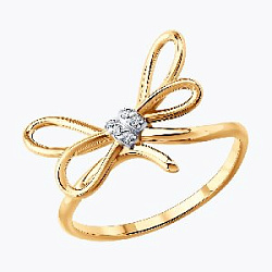 Кольцо из золота SOKOLOV 019849