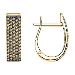 Серьги с бриллиантом SOKOLOV 1021794 №24 202