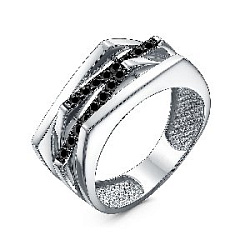 Кольцо с бриллиантом 5-5953-106-1Б-Чбр