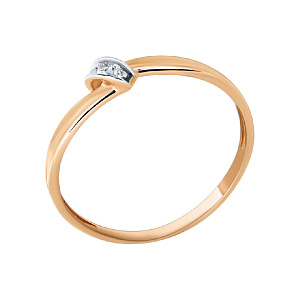 Кольцо помолвочное из золота DEL'TA 1105772