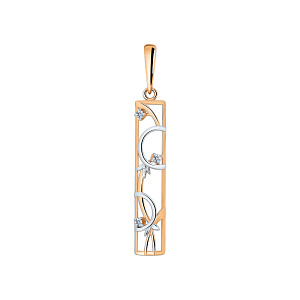 Подвеска из золота RUSGOLDART 3538007 1 1 1