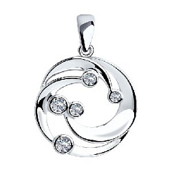 Подвеска из серебра SOKOLOV 94032312