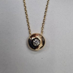 Подвеска с бриллиантом 2294P-Y01