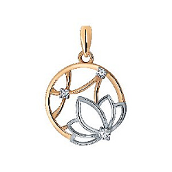 Подвеска из золота RUSGOLDART 3539607 1 1 1