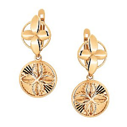 Серьги из золота RUSGOLDART 2653010 1 10