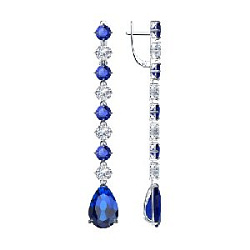 Серьги из серебра SOKOLOV 94025748