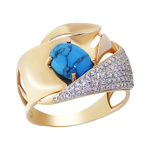 Кольцо из золота АЛЕКСАНДРА кл3097-11